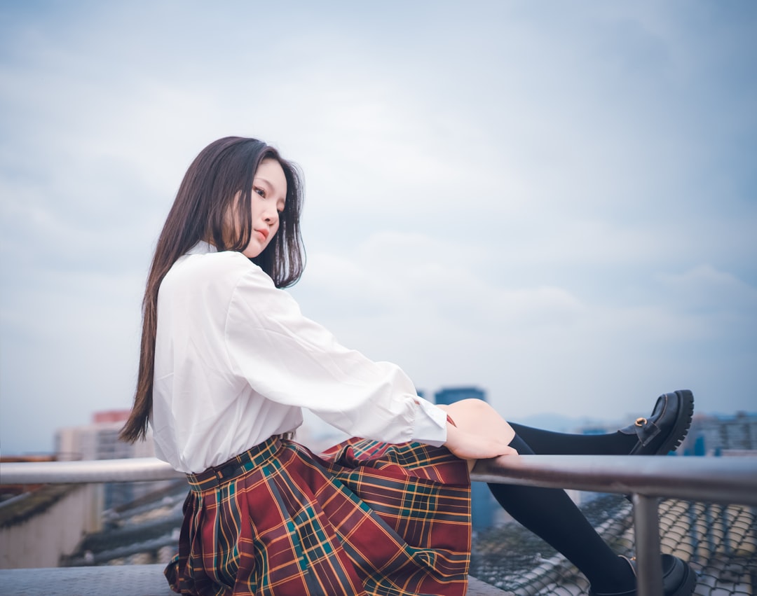 Photo long skirt