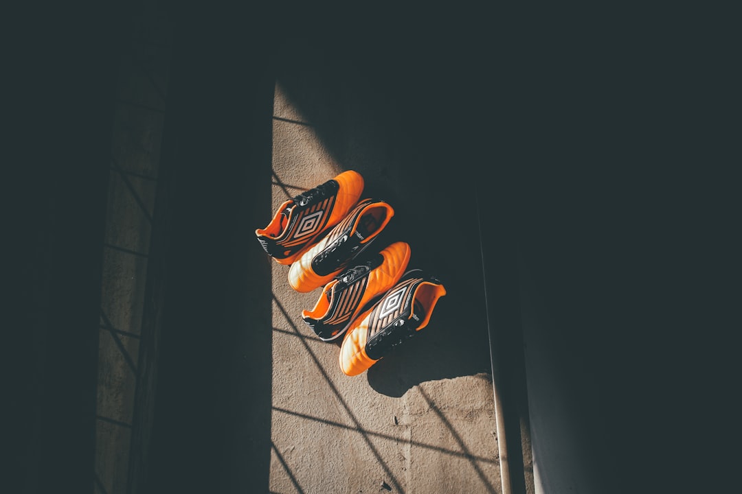 Photo orange shoes