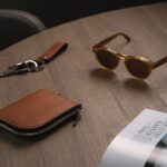 Photo leather mini