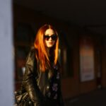 Photo black biker jacket